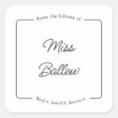 From the Library of Labels, Library Stickers (Devant)