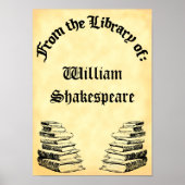From the Library of Old Books Custom 10x14 Poster (Devant)