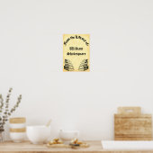 From the Library of Old Books Custom 10x14 Poster (Cuisine)