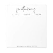 "From the Mom of" Note au Bloc-notes de l'école (Devant)