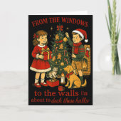 From The Windows To The Walls Christmas Fun Kaart (Voorkant)