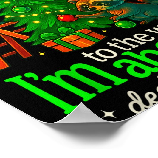 From The Windows To The Walls Raccoon Funny Christ Poster (Hoek)