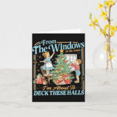 From The Windows To Walls I'm About Deck These Hal Kaart (Gele Bloem)