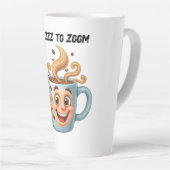 From Zzz to Zoom" T-Shirt - Coffee Mug Face  (Angle droit)