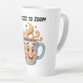 From Zzz to Zoom" T-Shirt - Coffee Mug Face (Angle droit)