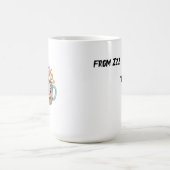 From Zzz to Zoom" T-Shirt - Coffee Mug Face  (Centre)