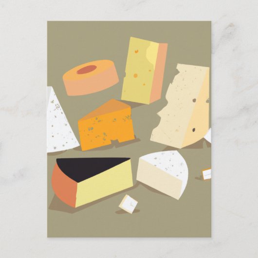 fromage, carte postale (Devant)