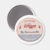 Fromage de normandie magneet (Voorkant / Achterkant)