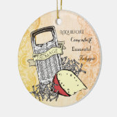 Fromage grater ornement de Noël gourmand (Gauche)