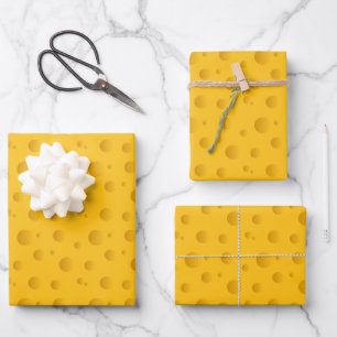 Fromage jaune amusant Feuilles de papier à envelop