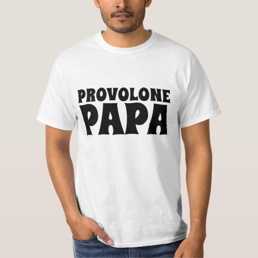 FROMAGE PROVOLONE italien PAPA MENS T-SHIRTS (Devant)