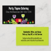 Fromage raisins vin amuse-gueules de cuisine carte (Devant / Derrière)