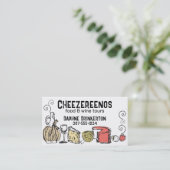 fromages fruits vin chef traiteur carte de visite (Debout devant)