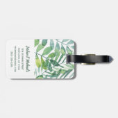 Frond Waltz - Palm Frond Leaves Bagagelabel (Achterkant horizontaal)