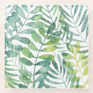Frond Waltz - Palm Frond Leaves Glazen Onderzetter