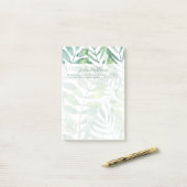 Frond Waltz - Palm Frond Leaves Post-it® Notes (Op bureau)