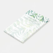 Frond Waltz - Palm Frond Leaves Post-it® Notes (Schuin)