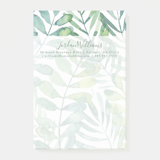 Frond Waltz - Palm Frond Leaves Post-it® Notes (Voorkant)