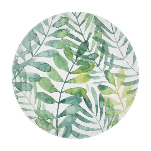 Frond Waltz - Palm Frond Leaves Snijplank (Voorkant)