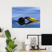 Fronds d'or - Poster (Bureau à domicile)