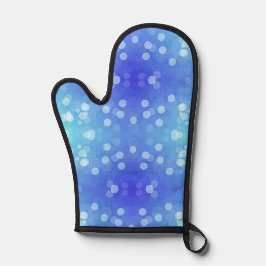 Front and back views of an oven mitt. ovenwant (Voorkant)