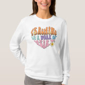 Front-back design dubbelzijdig voorschoolse leerkr t-shirt (Voorkant)