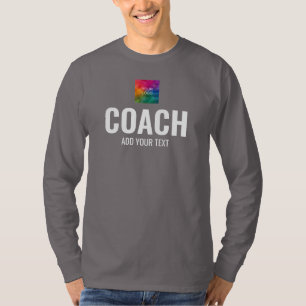 Front-back design — Lange beschermhoes Mannen lak T-shirt