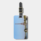 Front de Seine and Eiffel Tower - Parijs, Frankrij Bagagelabel (Voorkant verticaal)