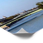 Front de Seine and Eiffel Tower - Parijs, Frankrij Poster (Hoek)