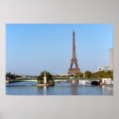 Front de Seine and Eiffel Tower - Parijs, Frankrij Poster (Voorkant)