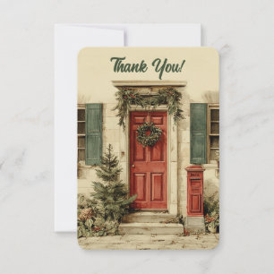 Front Door Mailbox Postbode Carrier Dank u kaart