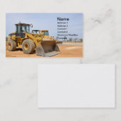 front-end lader visitekaartje (Voorkant / Achterkant)