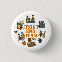 Front End Team Halloween Ronde Button 3,2 Cm