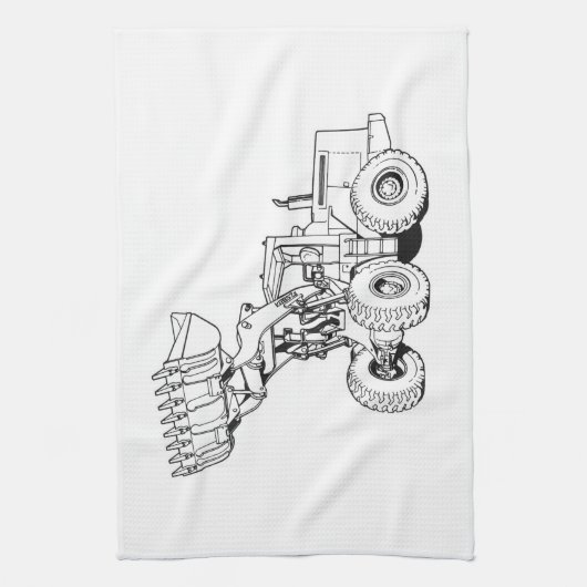 front-endlader theedoek (Verticaal)