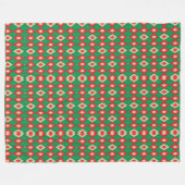 Front image shows a vibrant geometric pattern fleece deken (Voorkant (Horizontaal))