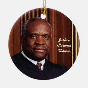 Front: Justice Clarence Thomas Ornaments Keramisch Ornament