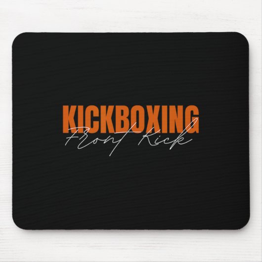 Front Kick Kickboksen Muismat (Voorkant)