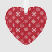 Front photo couple| Snowflakes Back Red Heart (dos)