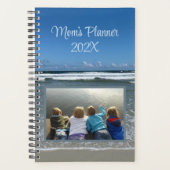 Front Photo Custom Family Planner Ocean Scene (Voorkant)