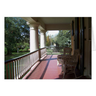 Front-porch in Houmas House