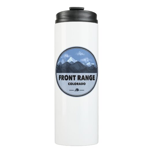 Front Range Bergen Colorado Camping Thermosbeker (Voorkant)