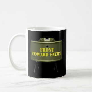 Front-to-ward Enemy Militaire Claymore-mijn vooraa Koffiemok