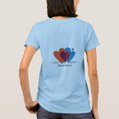 Front uni : conception de T-shirt Coeurs Fiers (Dos)