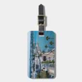 front van het Zee van Paphos Bagagelabel (Voorkant verticaal)