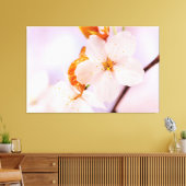 Frontaal Uitzicht van de Sakura-ventilator in het  Canvas Afdruk (Insitu (Woonkamer))