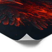 Frontale portret van een Fantasy Aliens Bird met l Poster (Hoek)