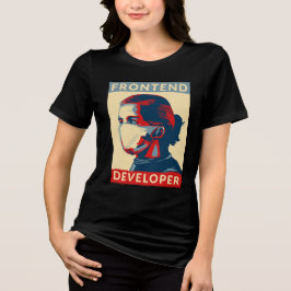 Frontend Developer Tri-Blend Shirt