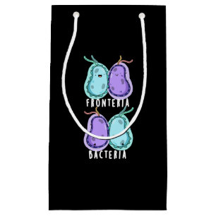 Fronteria Bacteria Funny Biology Pun Dark BG Klein Cadeauzakje