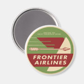  Frontier Airlines Logo Magnet Magneet (Voorkant / Achterkant)