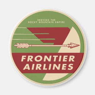Frontier Airlines Logo Magnet Magneet